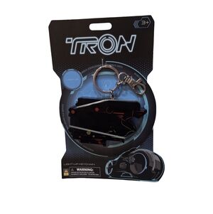 Disney Parks TRON Lightcycle Run Souvenir Light Up Keychain NEW